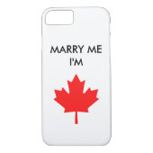 私によってがカナダの電話箱である私と結婚して下さい Case-Mate iPhoneケース (裏面)
