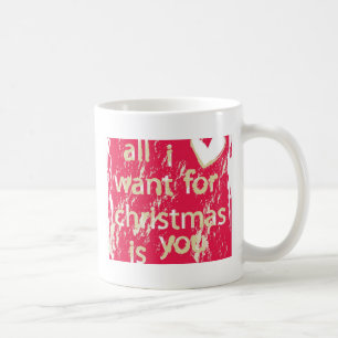 私によってがクリスマスのためにほしいすべてはです! コーヒーマグカップ