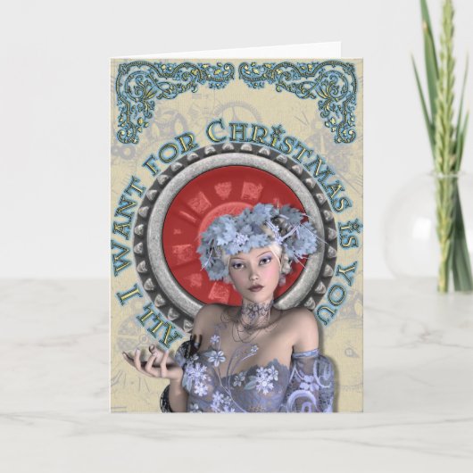 私によってがクリスマスのためにほしいすべてはです シーズンカード (正面)