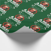 私によってがクリスマスのためにほしいすべては実質の大統領です ラッピングペーパー (角)