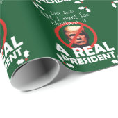 私によってがクリスマスのためにほしいすべては実質の大統領です ラッピングペーパー (ロールコーナー)