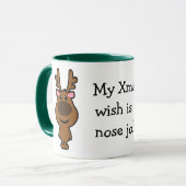 私によってがクリスマスのためにほしいすべては形成外科です マグカップ (正面左)