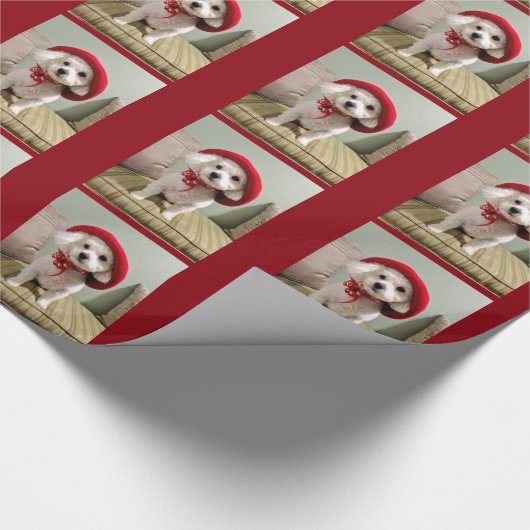 私によってがクリスマスのためにほしいすべては珠玉です! ラッピングペーパー (角)