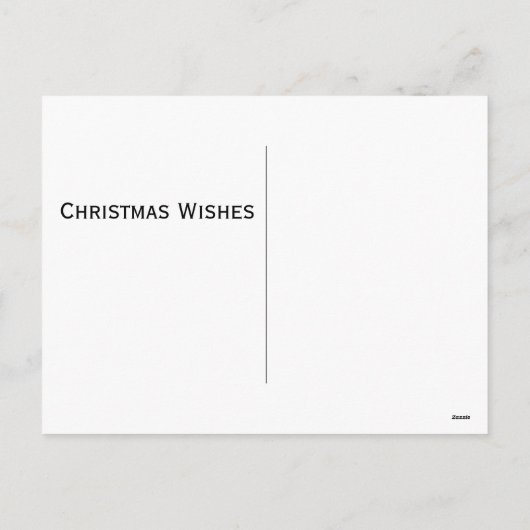 私によってがクリスマスのためにほしいすべてはEUです。 クリスマスの郵便はがき シーズンポストカード (裏面)