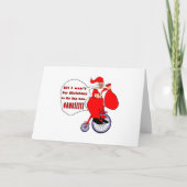 私によってがクリスマスのためにほしいすべて シーズンカード (正面)