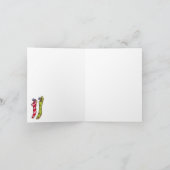 "私によってがクリスマスのために"のフラミンゴNotcardsほしいすべて シーズンカード (内部)