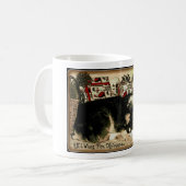 私によってがクリスマスの.....マグのためにほしいすべて コーヒーマグカップ (正面左)