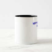 私によってがグルテンなしのマグである私を離れてあなたのパン粉を保って下さい ツートーンマグカップ (中央)