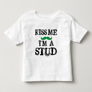 私によってがスタッドのセントパトリックの水田の日男の子の上である私 トドラーTシャツ