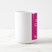 私によってがナースのマグである平静を保って下さい コーヒーマグカップ (中央)