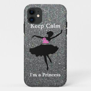 私によってがプリンセスのiPhone 5/5Sの例である平静を保って下さい iPhone 11 ケース