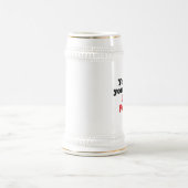 私によってがポーランドであるあなたのDupaを賭けます ビールジョッキ (中央)