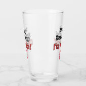 私によってがポーランドであるあなたのPierogiを賭けます タンブラーグラス (左)