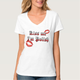 私によってがポーランドである私に接吻して下さい Tシャツ