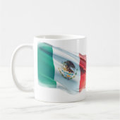 私によってがメキシココーヒー・マグである私に接吻して下さい-あなたの写真を加えて下さい コーヒーマグカップ (左)