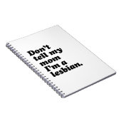 私によってがレズビアン- .pngである私のお母さんを言わないで下さい ノートブック (右側)