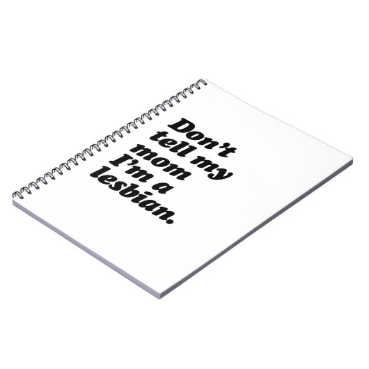 私によってがレズビアン- .pngである私のお母さんを言わないで下さい ノートブック (左側)