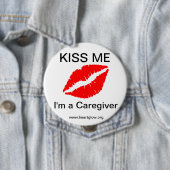 私によってが介護者ボタンである私に接吻して下さい 缶バッジ (インサイチュ)