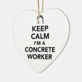 私によってが具体的な労働者である平静を保って下さい セラミックオーナメント (左)