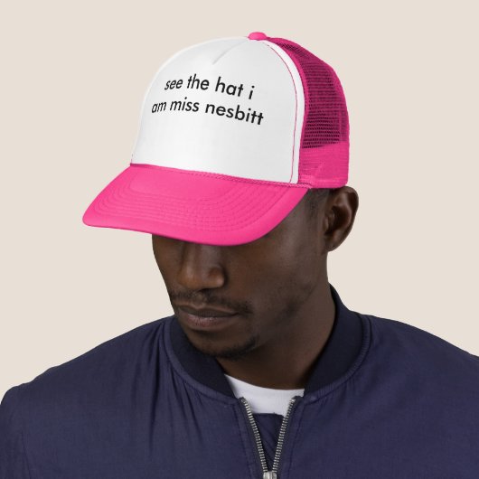 私によってが失敗のnesbittである帽子を見て下さい キャップ (インサイチュ)