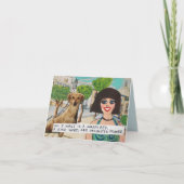 私によってが実際にほしいnotecard-はすべて暖かいベッド、種類です カード (正面)