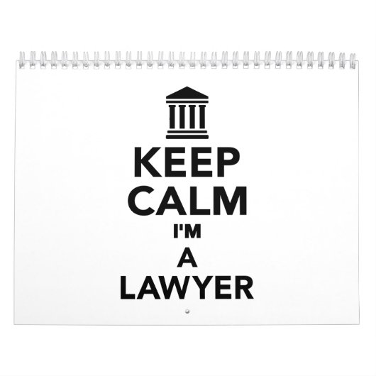 私によってが弁護士である平静を保って下さい カレンダー (カバー)