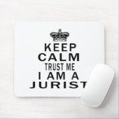 私によってが法学者である私を信頼するために穏やか保って下さい マウスパッド (マウス)