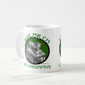 私によってが消耗的ではない私に接吻して下さい コーヒーマグカップ (正面左)