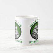 私によってが消耗的ではない私に接吻して下さい コーヒーマグカップ (中央)