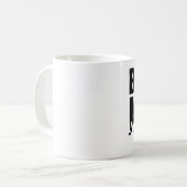 私によってが熱い私を吹いて下さい コーヒーマグカップ (正面左)