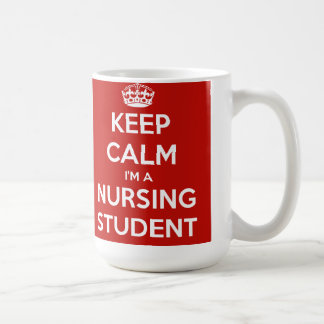 私によってが看護学生である平静を保って下さい コーヒーマグカップ