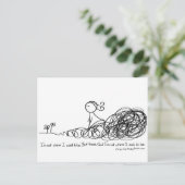 私によってが私があるのが常であったかところでではない神を感謝していして下さい ポストカード (スタンド正面)