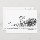 私によってが私があるのが常であったかところでではない神を感謝していして下さい ポストカード (正面/裏面)