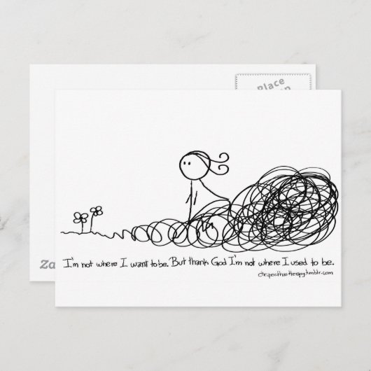 私によってが私があるのが常であったかところでではない神を感謝していして下さい ポストカード (正面/裏面)