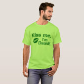 私によってが酔ったTシャツである私に接吻して下さい Tシャツ (正面フル)