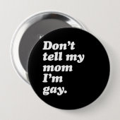 私によってが陽気-白.pngである私のお母さんを言わないで下さい 缶バッジ (正面&裏面)