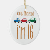 私によってが16才である道を取り除いて下さい セラミックオーナメント (右)