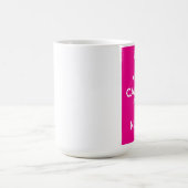 私によってが(ほとんど)ナースのマグである平静を保って下さい コーヒーマグカップ (中央)