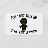 私によってがAdminである私と台なしにしないで下さい 名刺 (裏面)