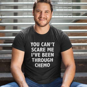 私によってがChemoによってあった私をおびえさせることができません Tシャツ