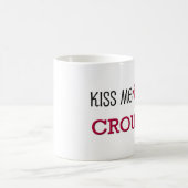 私によってがCROUPIERである私に接吻して下さい コーヒーマグカップ (中央)