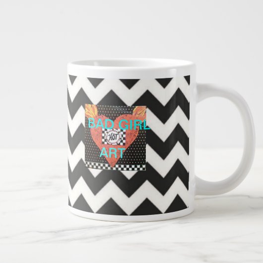 私によってがFREAKINの人々人のように見えるジャンボMUG-DOか。 ジャンボコーヒーマグカップ (右)