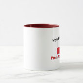 私によってがPolski Dziadekであるあなたのdupaを賭けます マグカップ (中央)