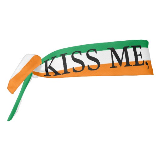 私によってがSt patricks dayのアイルランドのおもしろいなパーティーである私に接吻して下 タイヘッドバンド (回転270)