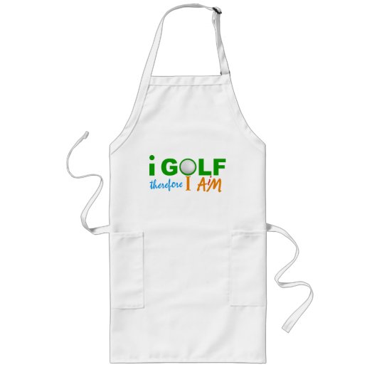 私によってはエプロンがゴルフをします-スタイルを選んで下さい ロングエプロン (正面)
