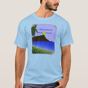私によってはダイヤモンドの頭部ハワイがハイキングしました Tシャツ