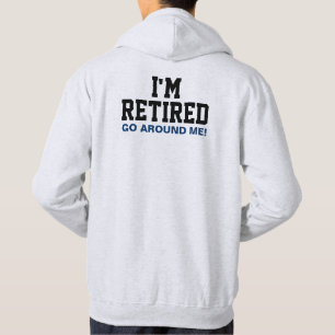 私によっては退職した行き渡ります私がです(背部) パーカ