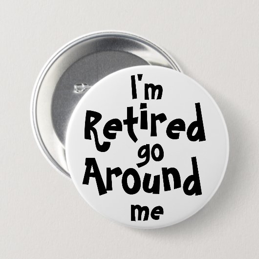 私によっては退職した…行き渡ります私がです 缶バッジ (正面&裏面)