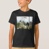 私によってはMt LeConte/写真の芸術がハイキングしました Tシャツ (正面)