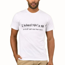 私によってはNH 48のTシャツがハイキングしました